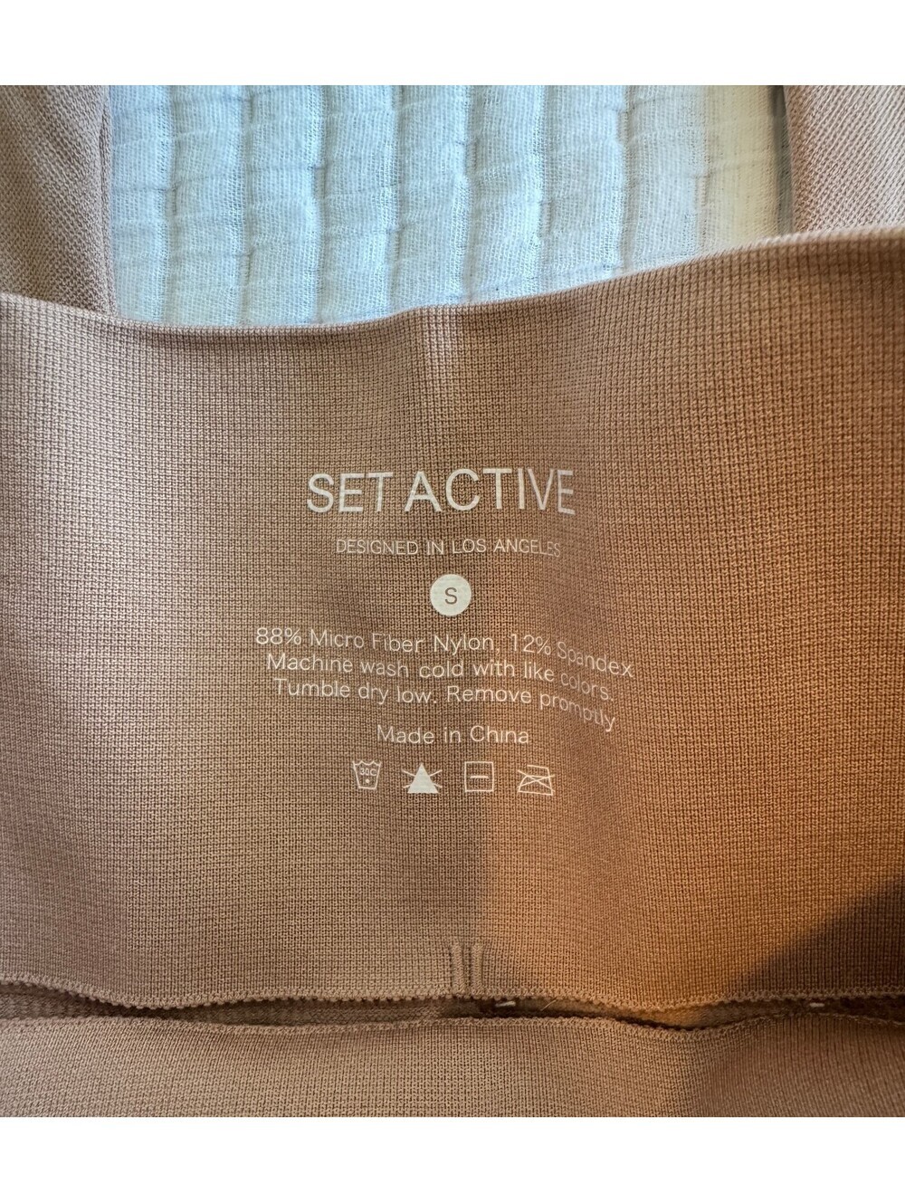 SET Active Sculptflex High-Waisted Seamless Leggings Dusty Rose Blush Small - Picture 3 of 4